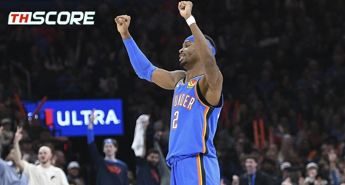 🏀อเล็กซานเดอร์ 32+9 ธันเดอร์ชนะ76เซอร์สด้วย 118-102