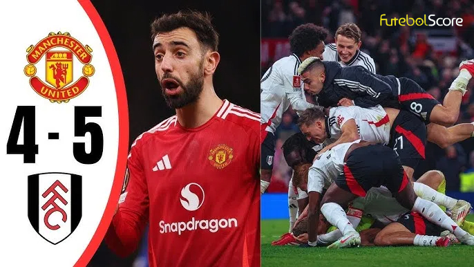 United é derrotado pelo Fulham nos pênaltis e se despede da Copa da Inglaterra