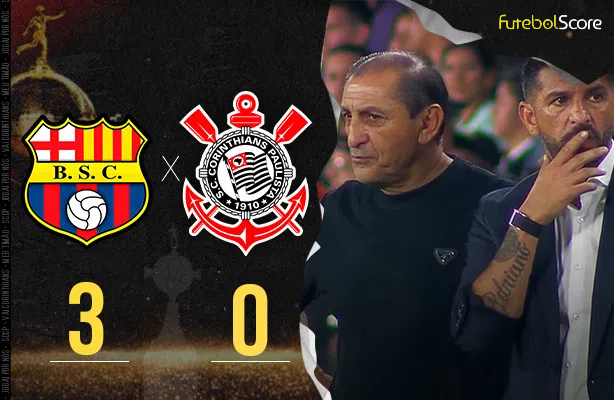 Corinthians tem 'apagão', perde de 3 a 0 para o Barcelona e fica em situação crítica na Libertadores