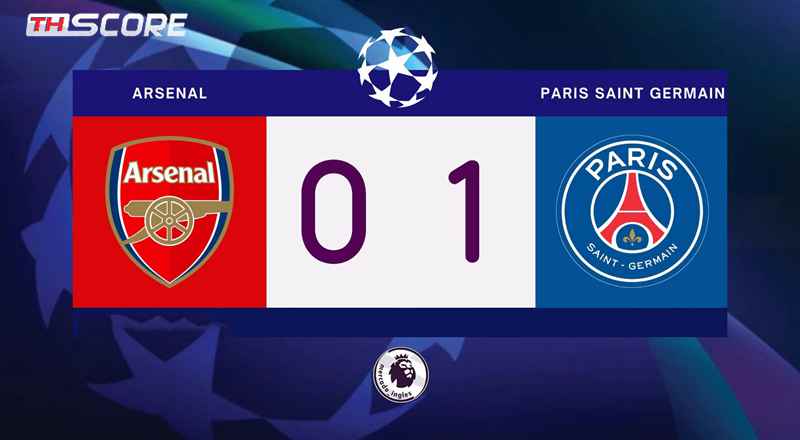 อาร์เซนอล 0-1 ปารีส แซงต์ แชร์กแมง เดมเบ้ บาดเจ็บ