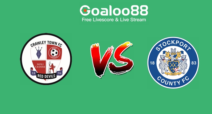 Crawley Town VS Stockport County Prediction England League 2