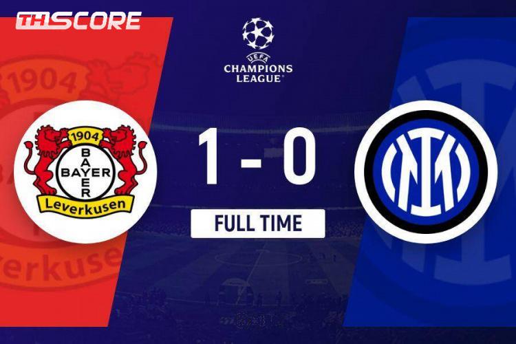 แชมเปี้ยนส์ลีก – อินเตอร์ มิลาน 0-1 เลเวอร์คูเซ่น เสียประตูเป็นครั้งแรกในแชมเปี้ยนส์ลีกฤดูกาลนี้
