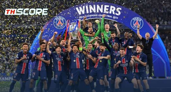 ปารีสถล่มอินเตอร์ 5-0 คว้าแชมป์ UCL ครั้งแรก❗