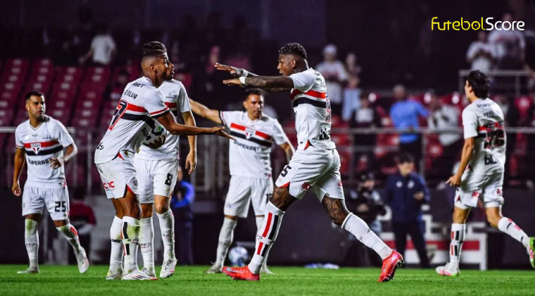 São Paulo finalmente converte pênalti, rebaixa Grêmio ao Z-4 e volta a vencer no Brasileirão