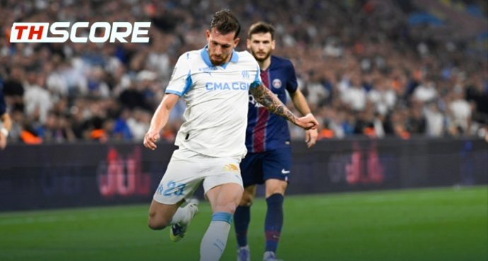 ลีกเอิง ฝรั่งเศส - โอลิมปิก มาร์กเซย 1-0 ปารีส