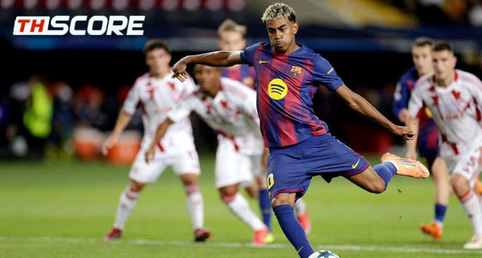 ยูฟ่าแชมเปียนส์ลีก - บาร์เซโลน่า 6-1 โอลิมเปียกอส ไพรีอัส