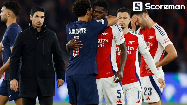 파리 생제르맹, 합계 스코어 3-1로 아스널 제압...5년 만에 UCL 결승 진출