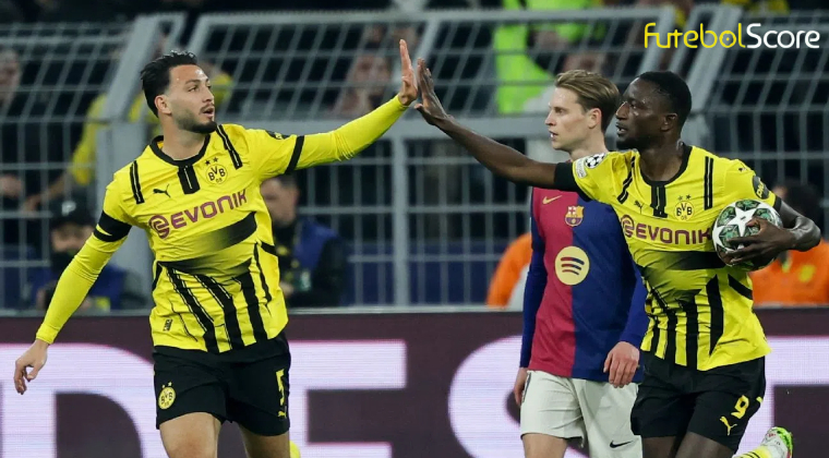 Barcelona irreconhecível é dominado pelo Borussia Dortmund, mas avança às semifinais da Champions no agregado