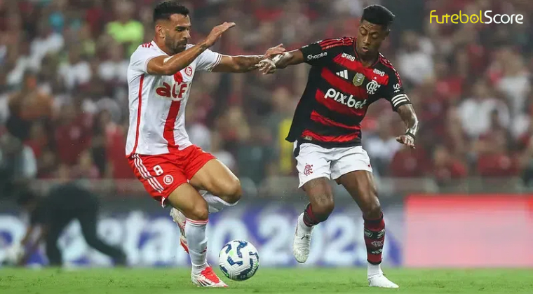 Flamengo e Inter ficam no empate em partida agitada no Maracanã na estreia do Brasileirão
